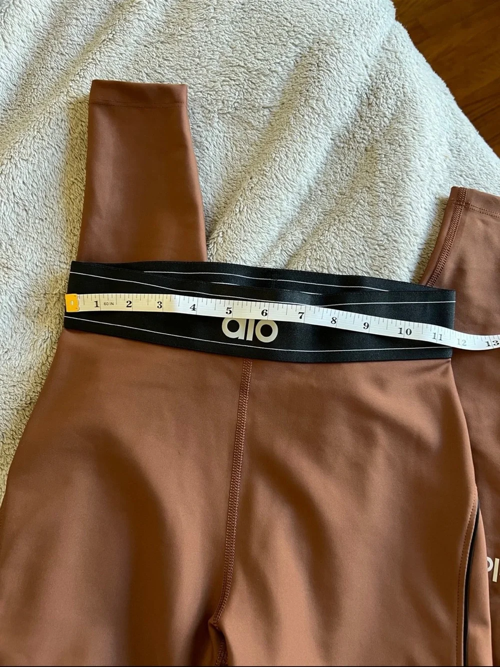 Alo Yoga Airlift Rust Brown High Waisted Leggings XS